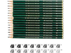 Μολύβι γραφίτη Faber Castell 9000 σχεδίου